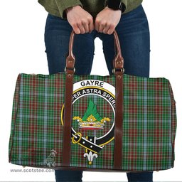 Scottish Gayre Clan Tartan Travel Bag - Crest Classic Scottish Plaid Tartan Plaid