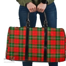 Scottish Lennox Modern Clan Tartan Travel Bag - Classic Scottish Plaid Tartan Plaid