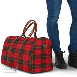 Scottish Wallace Weathered Clan Tartan Travel Bag - Classic Scottish Plaid Tartan Plaid