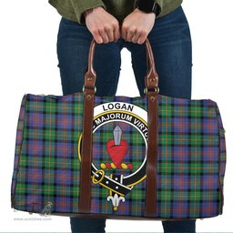 Scottish Logan Ancient Clan Tartan Travel Bag - Crest Classic Scottish Plaid Tartan Plaid