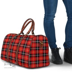 Scottish Marjoribanks Clan Tartan Travel Bag - Classic Scottish Plaid Tartan Plaid