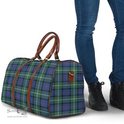 Scottish Davidson of Tulloch Clan Tartan Travel Bag - Classic Scottish Plaid Tartan Plaid