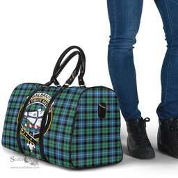 Scottish Galbraith Ancient Clan Tartan Travel Bag - Crest Classic Scottish Plaid Tartan Plaid