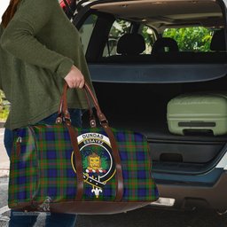 Scottish Dundas Modern 02 Clan Tartan Travel Bag - Crest Classic Scottish Plaid Tartan Plaid