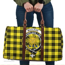 Scottish MacLeod of Lewis Modern Clan Tartan Travel Bag - Crest Classic Scottish Plaid Tartan Plaid
