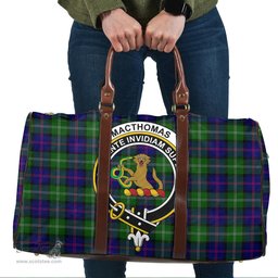 Scottish MacThomas Modern Clan Tartan Travel Bag - Crest Classic Scottish Plaid Tartan Plaid