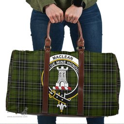 Scottish MacLean Hunting Clan Tartan Travel Bag - Crest Classic Scottish Plaid Tartan Plaid