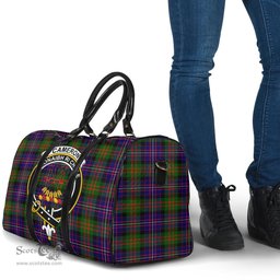 Scottish Cameron of Erracht Modern Clan Tartan Travel Bag - Crest Classic Scottish Plaid Tartan Plaid