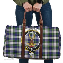 Scottish Gordon Dress Modern Clan Tartan Travel Bag - Crest Classic Scottish Plaid Tartan Plaid