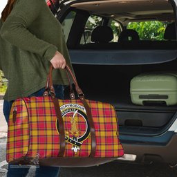 Scottish Scrymgeour Clan Tartan Travel Bag - Crest Classic Scottish Plaid Tartan Plaid