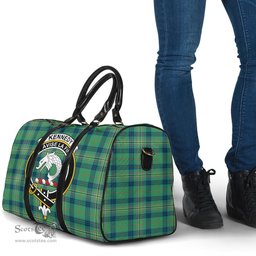 Scottish Kennedy Ancient Clan Tartan Travel Bag - Crest Classic Scottish Plaid Tartan Plaid