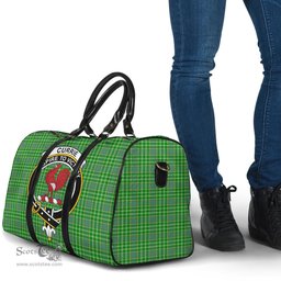 Scottish Currie Clan Tartan Travel Bag - Crest Classic Scottish Plaid Tartan Plaid