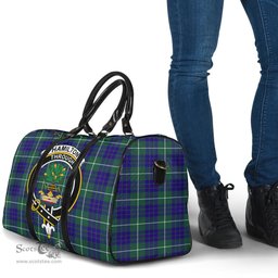 Scottish Hamilton Hunting Modern Clan Tartan Travel Bag - Crest Classic Scottish Plaid Tartan Plaid