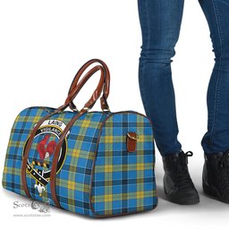 Scottish Laing Clan Tartan Travel Bag - Crest Classic Scottish Plaid Tartan Plaid
