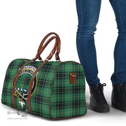 Scottish MacArthur Ancient Clan Tartan Travel Bag - Crest Classic Scottish Plaid Tartan Plaid