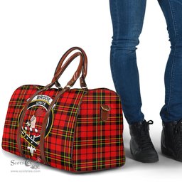 Scottish Brodie Modern Clan Tartan Travel Bag - Crest Classic Scottish Plaid Tartan Plaid