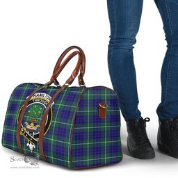Scottish Hamilton Hunting Modern Clan Tartan Travel Bag - Crest Classic Scottish Plaid Tartan Plaid