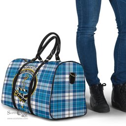 Scottish Roberton Clan Tartan Travel Bag - Crest Classic Scottish Plaid Tartan Plaid