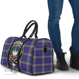 Scottish Kinnaird Clan Tartan Travel Bag - Crest Classic Scottish Plaid Tartan Plaid