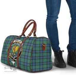 Scottish Sinclair Hunting Ancient Clan Tartan Travel Bag - Crest Classic Scottish Plaid Tartan Plaid