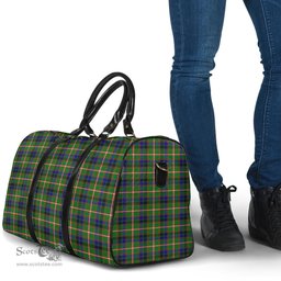Scottish Reid Green Clan Tartan Travel Bag - Classic Scottish Plaid Tartan Plaid
