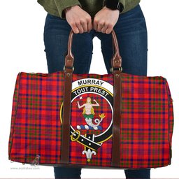 Scottish Murray of Tulloch Modern Clan Tartan Travel Bag - Crest Classic Scottish Plaid Tartan Plaid
