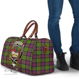 Scottish MacDonald of Clanranald Clan Tartan Travel Bag - Crest Classic Scottish Plaid Tartan Plaid