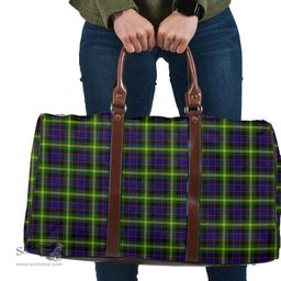 Scottish Watson Modern Clan Tartan Travel Bag - Classic Scottish Plaid Tartan Plaid
