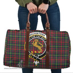 Scottish MacKintosh Hunting Modern Clan Tartan Travel Bag - Crest Classic Scottish Plaid Tartan Plaid