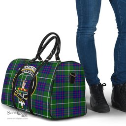Scottish MacIntyre Hunting Modern Clan Tartan Travel Bag - Crest Classic Scottish Plaid Tartan Plaid