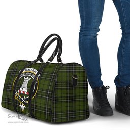 Scottish MacLean Hunting Clan Tartan Travel Bag - Crest Classic Scottish Plaid Tartan Plaid
