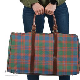 Scottish MacIntyre Ancient Clan Tartan Travel Bag - Classic Scottish Plaid Tartan Plaid