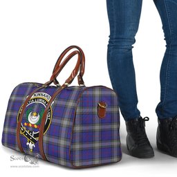 Scottish Kinnaird Clan Tartan Travel Bag - Crest Classic Scottish Plaid Tartan Plaid