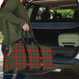 Scottish Stewart Atholl Modern Clan Tartan Travel Bag - Classic Scottish Plaid Tartan Plaid