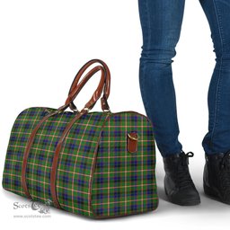 Scottish Reid Green Clan Tartan Travel Bag - Classic Scottish Plaid Tartan Plaid