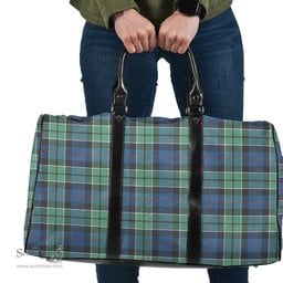Scottish Leslie Hunting Ancient Clan Tartan Travel Bag - Classic Scottish Plaid Tartan Plaid