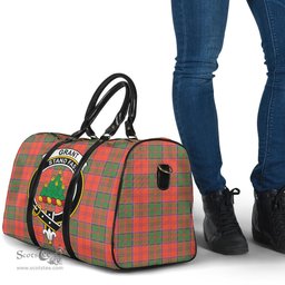 Scottish Grant Ancient Clan Tartan Travel Bag - Crest Classic Scottish Plaid Tartan Plaid