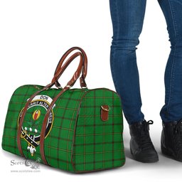 Scottish Don _Tribe of Mar Clan Tartan Travel Bag - Crest Classic Scottish Plaid Tartan Plaid