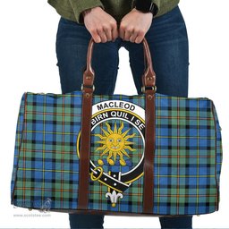 Scottish MacLeod of Harris Ancient Clan Tartan Travel Bag - Crest Classic Scottish Plaid Tartan Plaid