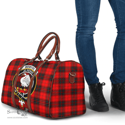 Scottish Wemyss Modern Clan Tartan Travel Bag - Crest Classic Scottish Plaid Tartan Plaid