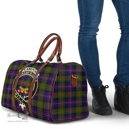 Scottish Cameron of Erracht Modern Clan Tartan Travel Bag - Crest Classic Scottish Plaid Tartan Plaid
