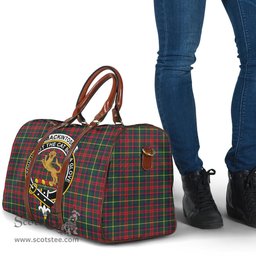 Scottish MacKintosh Hunting Modern Clan Tartan Travel Bag - Crest Classic Scottish Plaid Tartan Plaid