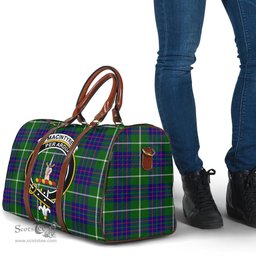 Scottish MacIntyre Hunting Modern Clan Tartan Travel Bag - Crest Classic Scottish Plaid Tartan Plaid