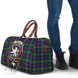 Scottish Inglis Modern Clan Tartan Travel Bag - Crest Classic Scottish Plaid Tartan Plaid