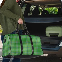 Scottish Currie Clan Tartan Travel Bag - Classic Scottish Plaid Tartan Plaid