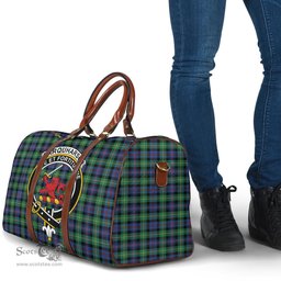 Scottish Farquharson Ancient Clan Tartan Travel Bag - Crest Classic Scottish Plaid Tartan Plaid