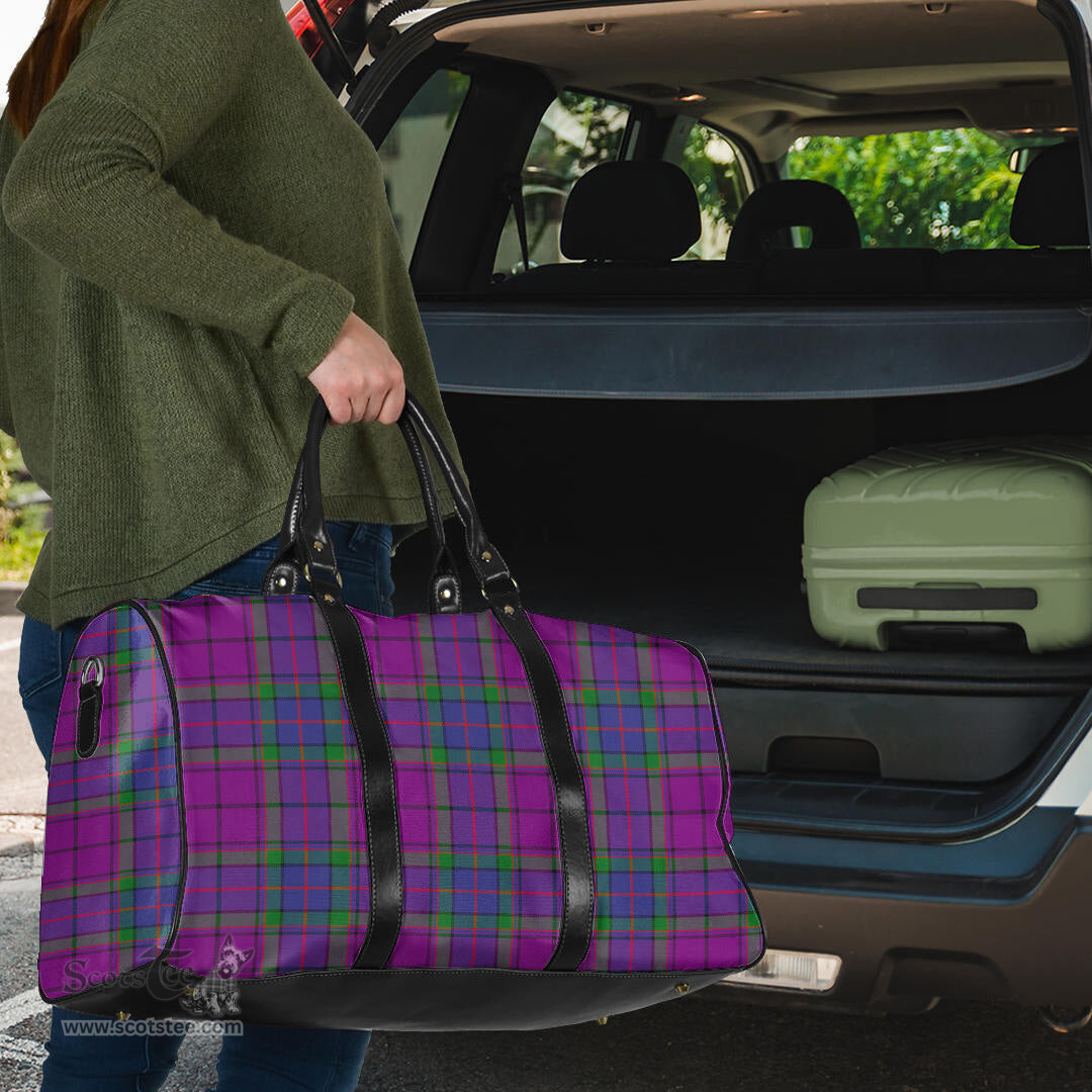 Scottish Wardlaw Modern Clan Tartan Travel Bag - Classic Scottish Plaid Tartan Plaid