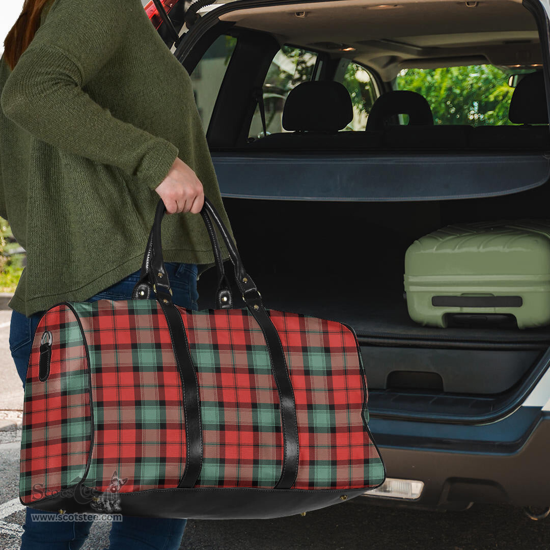 Scottish Kerr Ancient Clan Tartan Travel Bag - Classic Scottish Plaid Tartan Plaid