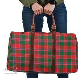 Scottish Dalziel Modern Clan Tartan Travel Bag - Classic Scottish Plaid Tartan Plaid