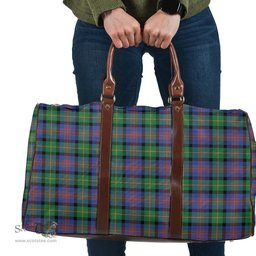 Scottish Logan Ancient Clan Tartan Travel Bag - Classic Scottish Plaid Tartan Plaid